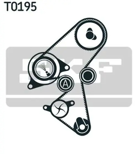 Timing belt kit - , rounded