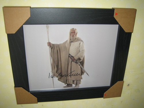 Ian mckellen signed photo - ian,