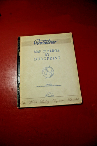 Vintage map exercise - , book