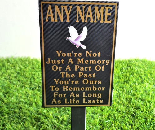 Memorial plaque personalised - memorial,