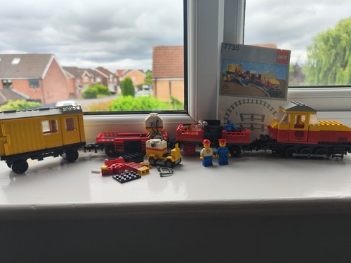 Vintage lego 12v 7735 freight - 7735,