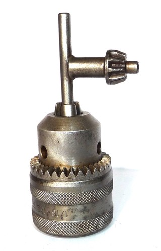Rohm drill chuck and key - key, 3/8"
