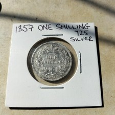 1857 Shilling Victoria British