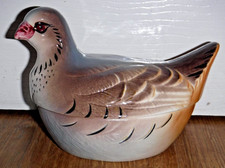 Gorgeous Vintage Michel Caugant Partridge Dish Tureen ~ Excellent