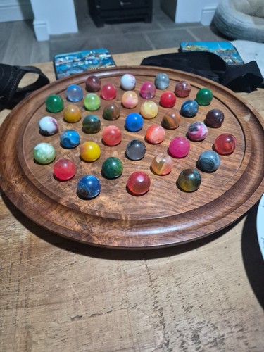 Solitaire wooden game - wooden, 37