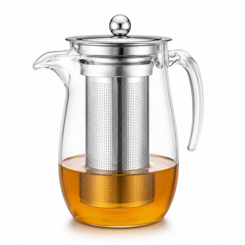 500ml glass teapot stainless - 500ml,