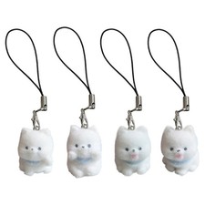 3D Animal Keychain Phone Accessory User Friendly Resin Mobile Phone Lanyard