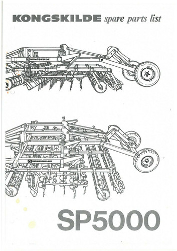 Kongskilde cultivator sp5000 - kongskilde,