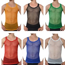 Mens Vest T-Shirt 100% Cotton