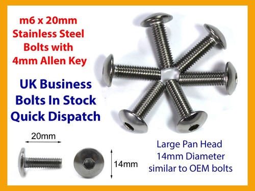 Stainless steel bolts x - steel, m6