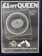 QUEEN - JAZZ HMV 2 - 1978 ADVERT POSTER A3 SIZE XLA1