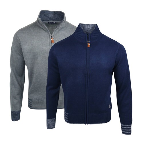 Mens jumper full zip - zip, high