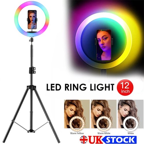 Ring light with - light, tripod