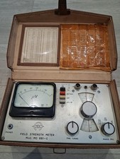 Vintage TES Field Strength Meter MC 661-C – VHF/UHF Signal Testing Instrument
