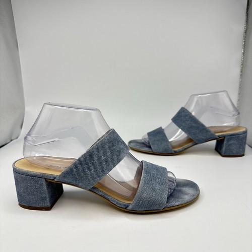 Paul green slide blue chambray - slide,