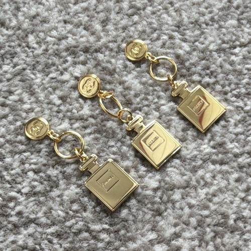 Chanel gold tone perfume - chanel,