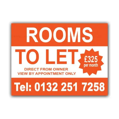 Rooms let personalised - to,
