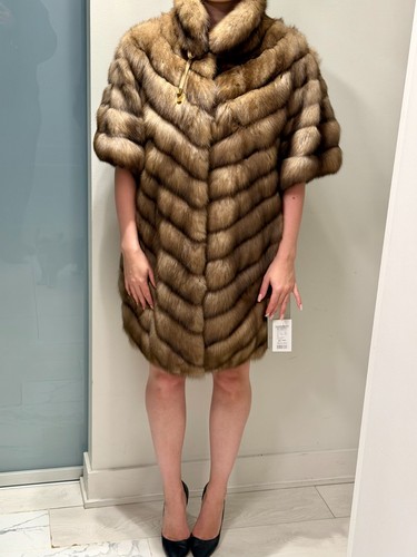 Sable fur coat florence gold - fur,