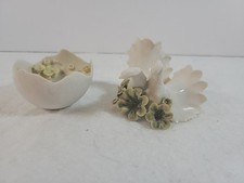 Vintage Chessell Pottery Isle of Wight Winged  Swan's And Egg Shell