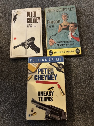 Vintage peter cheyney books - peter,