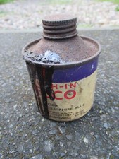 1940s 1950s Ford Brush In Bedco Clipper Sapphire Blue Paint Tin Vintage Car