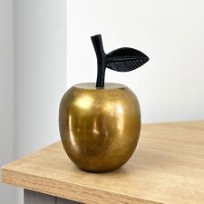 Modern Ornament for Living Room GOLD Apple Sculpture Art Statue Kitchen Decor
