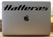 Hatteras Boats Logo Decal- Yacht Sticker- Fishing Decal- Jet Ski Sticker