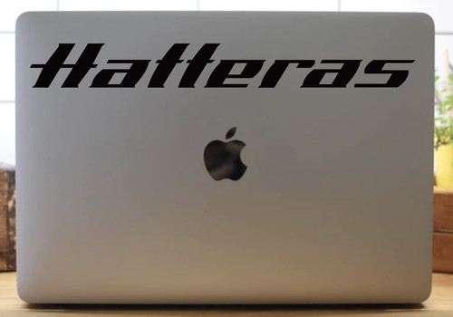 Hatteras boats logo decal - hatteras,