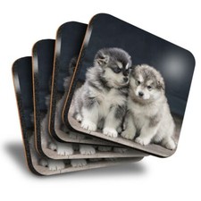 Set of 4 Square Coasters -