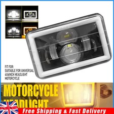 1PCS 4"x6" LED Headlight DRL