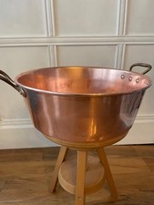Vintage French Copper Jam/Preserving Pan Diameter 39cm