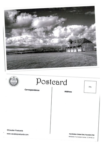 Postcard hambledon cricket - postcard,
