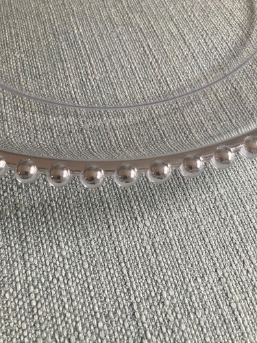 Acrylic clear charger - 6,