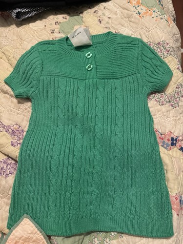 Green sweater dress - green, month