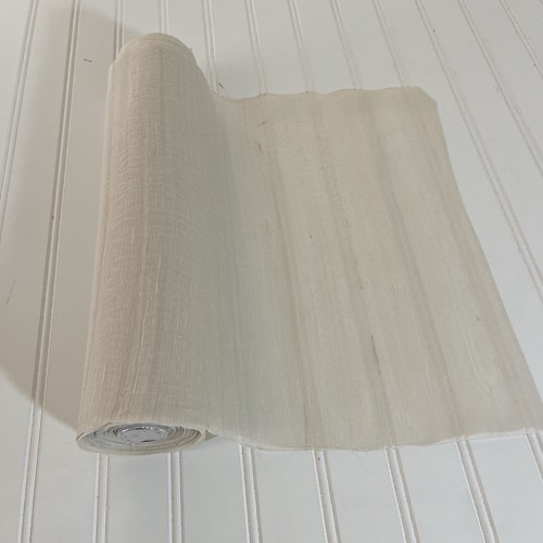 Raw silk ivory fabric yards - raw,