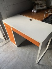 IKEA Office Table. Orange And White