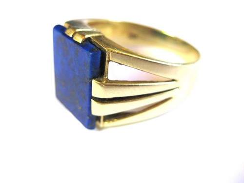 Signet ring gold 585 - signet,