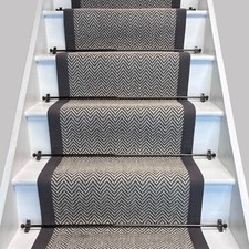Herringbone Java Stair Runner