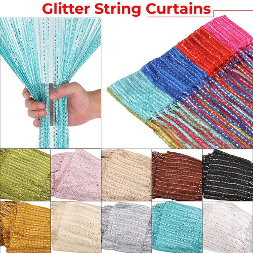 Hanging string curtains panels - curtains,