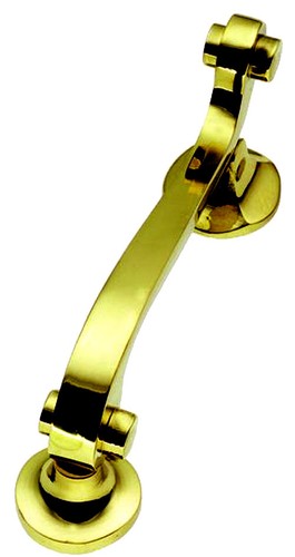 Door knocker polished brass
