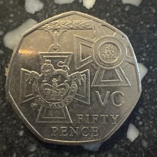 rare 2006 vc victoria cross 50p coin
