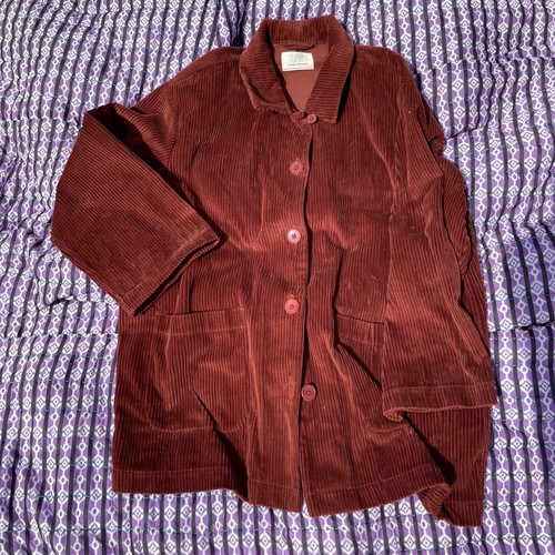 Toast rust corduroy jacket - rust,