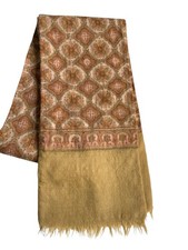 Men’s Vintage SCARF PURE WOOL Paisley Patterned 70’s Original Retro Slim