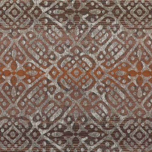 Upholstery fabric brown tribal - fabric,