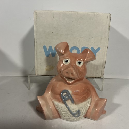 Woody piggy bank wade ceramic - bank,