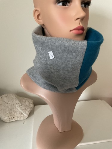 100 cashmere redbone snood - cashmere,