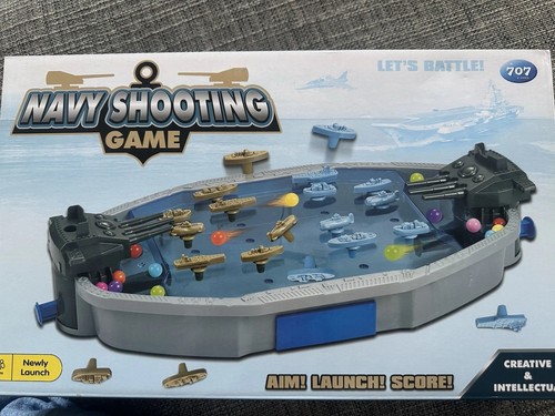 Navy battleship shooting board - navy,