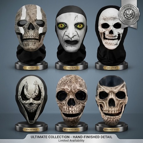 Ghost face skull balaclava - ghost,