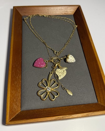 Pilgrim charm necklace - necklace, gold
