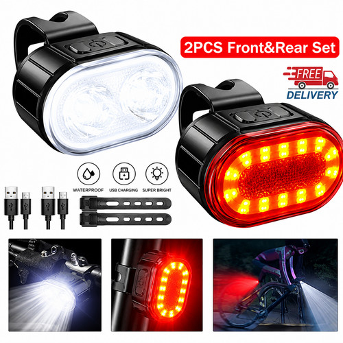 Mountain bike lights - 2x,